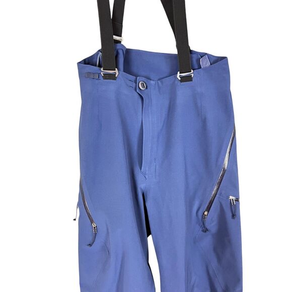 Patagonia H2NО Mens Ski Pants Suspender Blue Sz S Recco Detector 83156 - Picture 2 of 15
